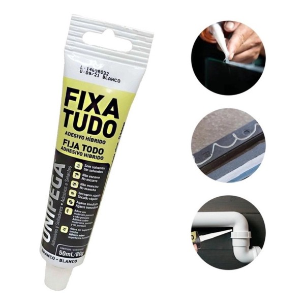 Clavo Liquido Unipega Blanco 50ml - Imagen 2