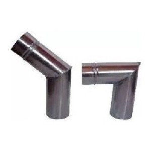 Codo Chapa Galvanizado Abierto 12 Cm