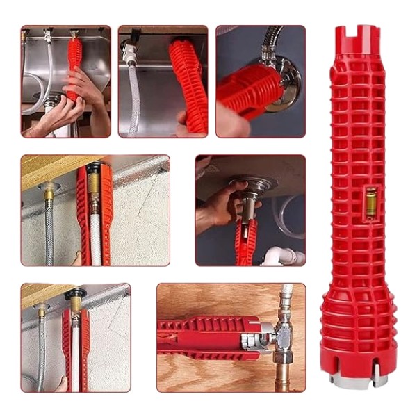 Llave Larga Para Instalación Grifería Plomero Cañería - Imagen 6