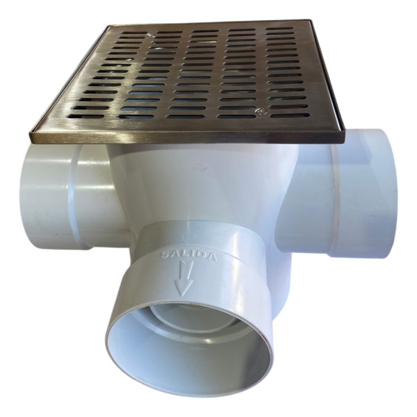 Pileta De Patio 110 Mm Reja Metalica 20x20 Web - Imagen 3