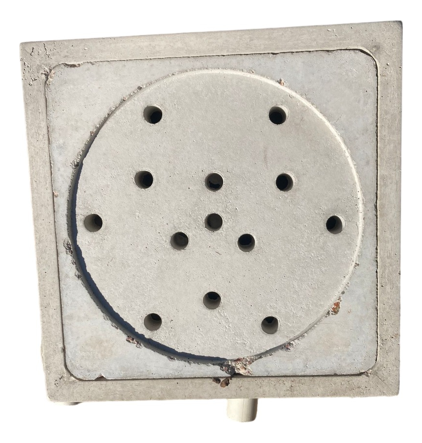 Tapa Y Marco Cámara 40x40 Reja Hormigón Excelente Calidad