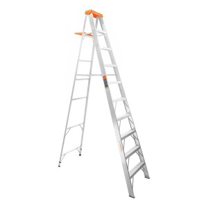 Escalera Aluminio Truper 9 Escalones Tijera 3 Mt 175 Kg