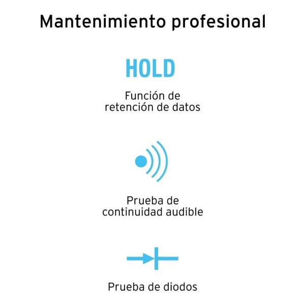 Tester Multimetro Digital Temp. Truper Mut-33 Profesional - Imagen 4