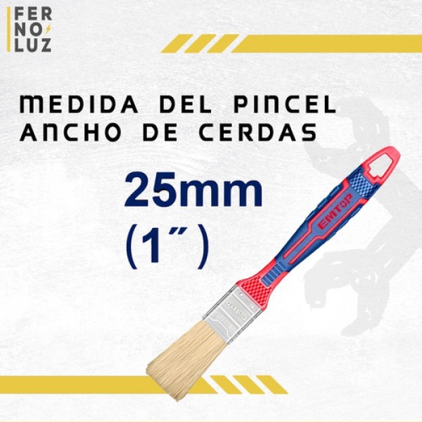 Pincel Industrial 25mm Emtop Epbh01601 - Imagen 4