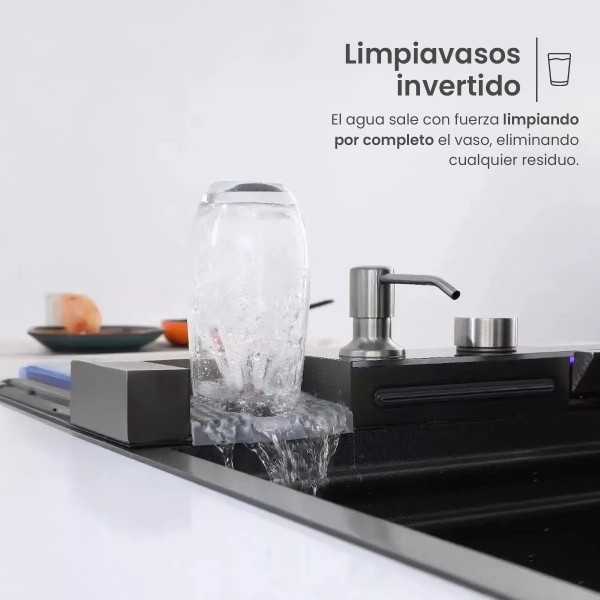 Pileta Digital Cocina Completa Acero Inox 304 Mas Accesorios - Imagen 4