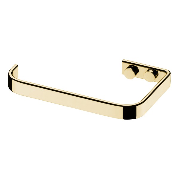 Soporte Porta Rollo Papel Higienico Dorado Baño - Imagen 2