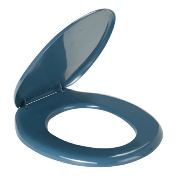 Tapa De Inodoro Plastica Tradicional Azul - Imagen 2