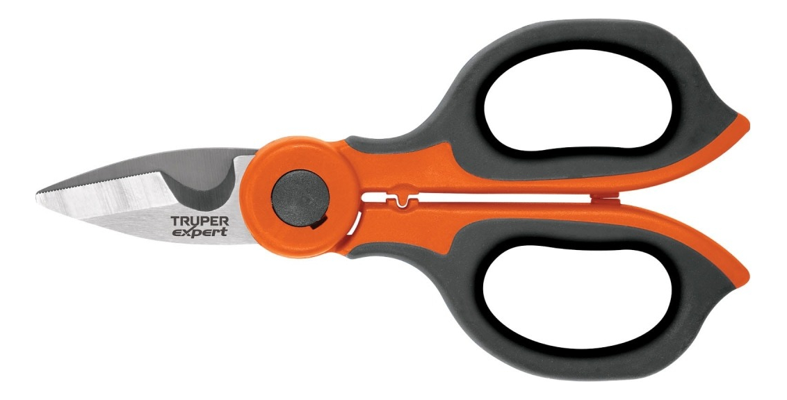 Tijera Para Electricista 15cm Con Funda Truper Expert