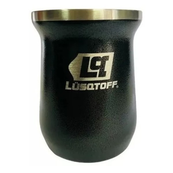 Mate Acero Inoxidable Térmico 300 Ml Vaso Lusqtoff Negro