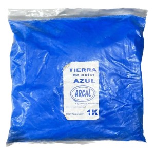 Tierra De Color 1kg Pigmento Marcar Azul