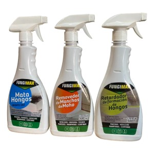 Kit Fungicida Fungimax 3 Productos Mata Remueve Retarda