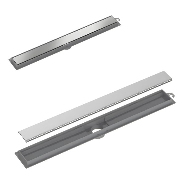 Receptáculo Desagüe Ducha Acero Inoxidable Tigre 90cm - Imagen 2
