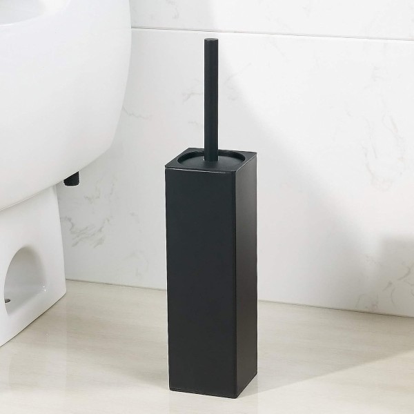 Escobilla Cepillo Inodoro Negro Mate Baño Ducha Accesorio - Imagen 3
