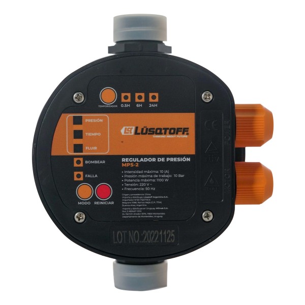 Control Regulador Automático Presión Agua Mps-2 Lusqtoff - Imagen 3