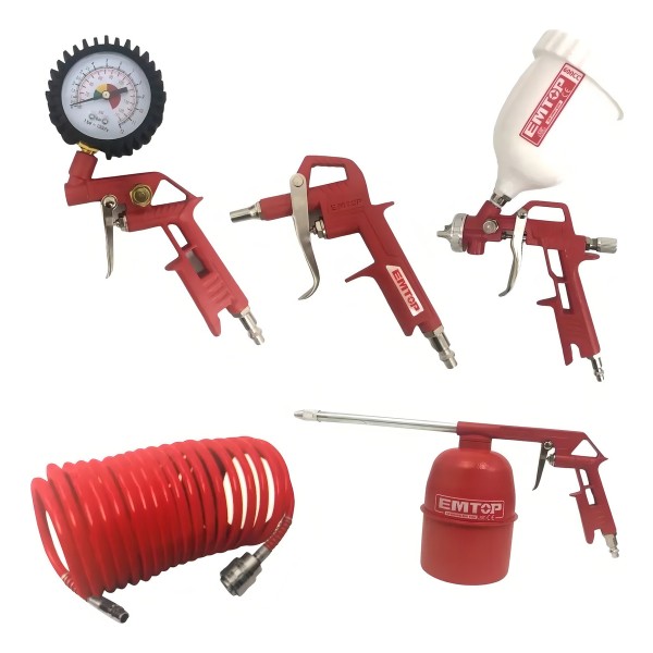 Kit De Accesorios Para Compresor Aire 5 Piezas - Imagen 2