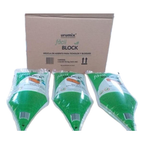 Facil Block Urumix Adhesivo Para Bloques Y Ticholos - Imagen 4
