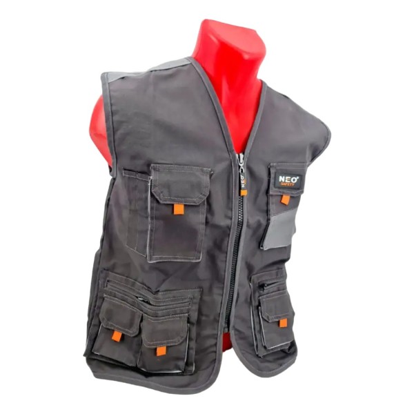 Chaleco De Trabajo Reforzado Con Bolsillos Neo Safety - Imagen 4