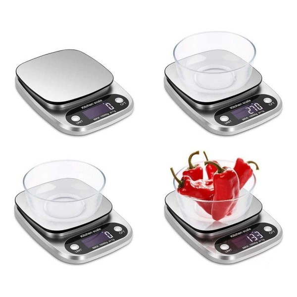 Balanza Para Cocina Repostería Precisión 1g 1000g - Imagen 3
