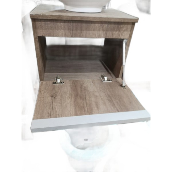 Mueble Aereo Solo De Baño 50x42x39 Para Bacha De Apoyo - Imagen 5
