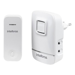 Timbre Inalámbrico Intelbras Cik 200 Blanco Sin Batería