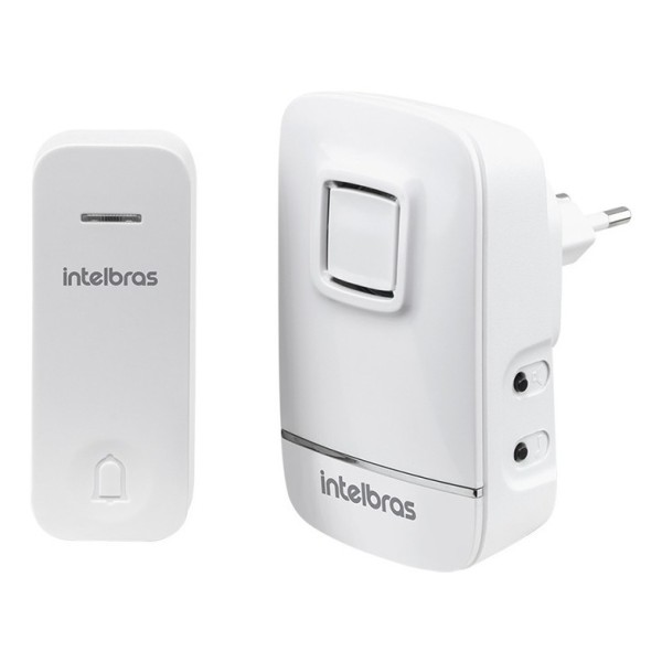 Timbre Inalámbrico Intelbras Cik 200 Blanco Sin Batería