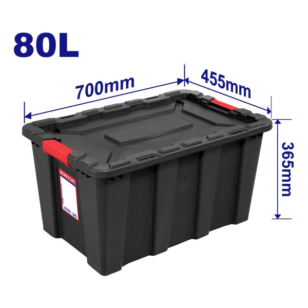 Contenedor Plastico Apilable 80lts Emtop - Imagen 2