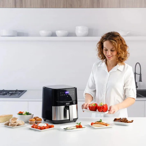 Freidora De Aire Sin Aceite Digital 5s Taurus 5lts 1450w - Imagen 4
