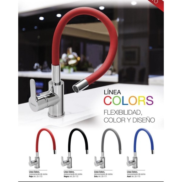 Monocomando Cocina Mesada Pico Alto Flexible 5 Años Garantía - Imagen 32