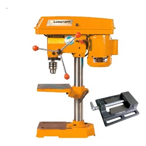 Taladro De Banco Perforador 13mm 5vel Con Morsa Lusqtoff