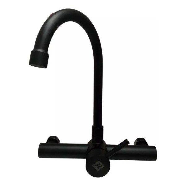 Monocomando Cocina Pared Negro Palito Rimontti - Imagen 5