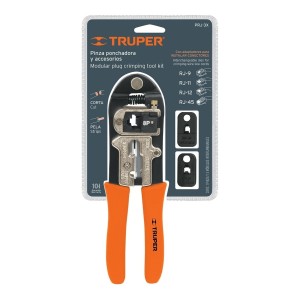 Pinza Crimpeadora Truper Multifuncion Prj-3x Rj-45