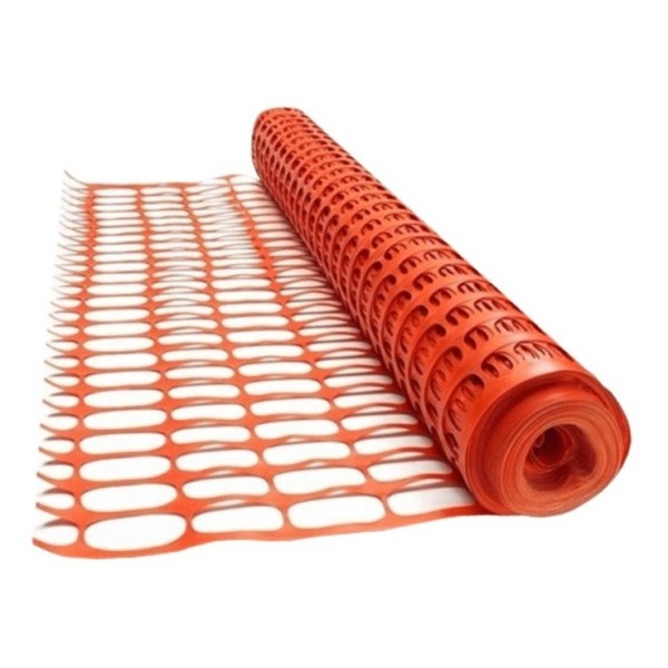 Malla Naranja Seguridad Para Obra Construcción 1.2 X 50 Mts!