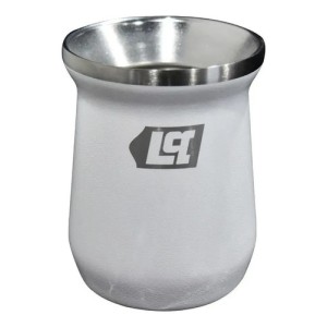 Mate De Acero Inoxidable 300ml Lusqtoff Blanco Matlb-9