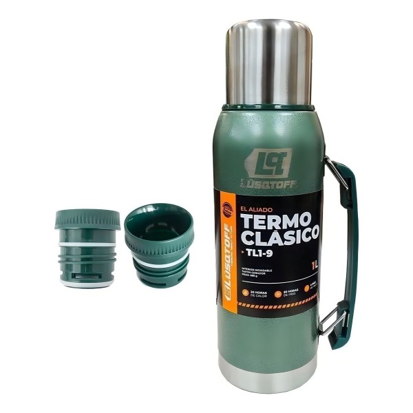 Termo 1 Litro Acero Inoxidable Lusqtoff Frio Y Calor - Imagen 5