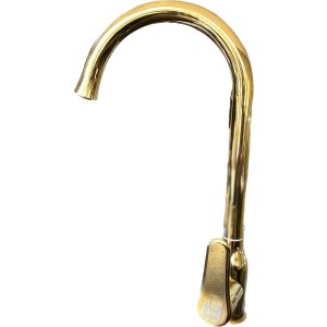 Grifería Monocomando Cocina Mesada Dorado Oro Rimontti