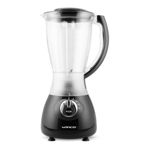 Licuadora Winco W1902 1.5 l Negra Con Jarra De Plástico