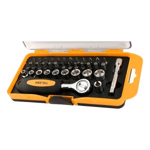 Juego D Dados Y Punta 1/4'' 38 Piezas Tolsen