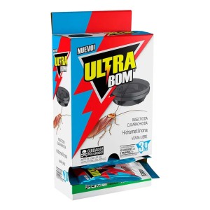 Cucarachicida Mata Cucarachas Ultra Bom Cebo Nido X2 Unid.