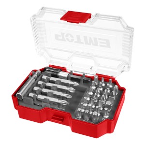 Kit Set Puntas Atornillador 36 Unidades Emtop