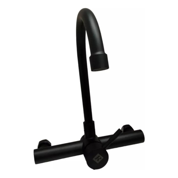 Monocomando Cocina Pared Negro Palito Rimontti - Imagen 4