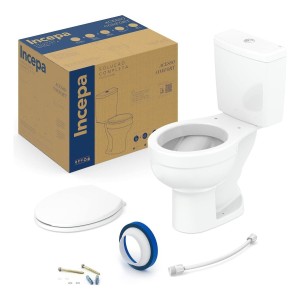 Kit Inodoro Alto Con Mochila Accesible Descarga A 30 Incepa