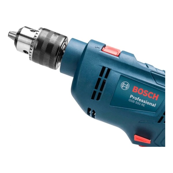 Taladro Bosch Percutor Gsb 550 Re Std 550w 220v 3100 Rpm - Imagen 2