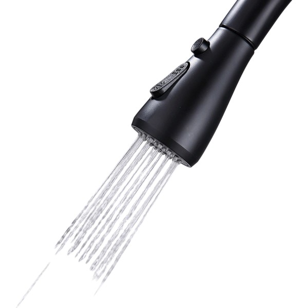 Grifo Cocina Monocomando Extensible Negro Mate 5 Años Gtia - Imagen 3
