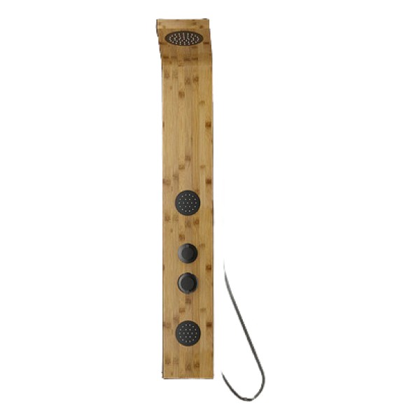 Panel Barral Columna De Ducha Bamboo Marrón - Imagen 2