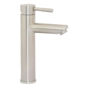 Monocomando Lavatorio Inoxidable Satin 31cm Alto 5 Años Gtia