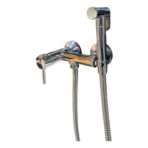 Monocomando Ducha Higiénica Bronce 10cm 5 Años De Garantia