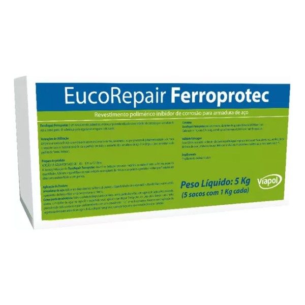 Ferroprotec Viapol 5kg Inhibidor De Corrosión En Armaduras