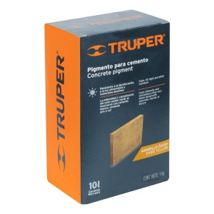 Pigmento Tierra Color Amarillo Oxido P/ Cemento 1kg Truper