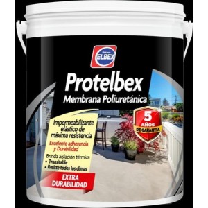 Protelbex Membrana Liquida Poliuretano 20k Elbex 5 Años Gtia