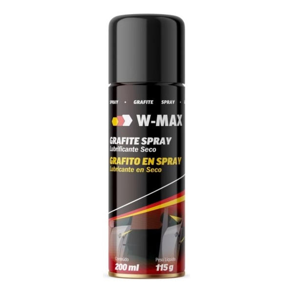 Grafito En Spray W-max Lubricante Seco 200ml